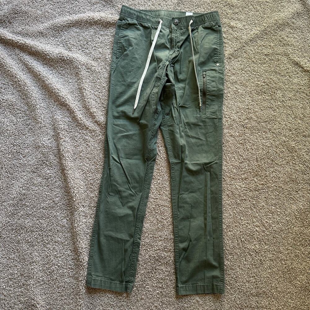 Vuori Women’s Ripstop Drawstring Pants Green Size Medium Hiking Outdoors